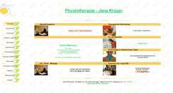 Desktop Screenshot of physiotherapie-krueger.de